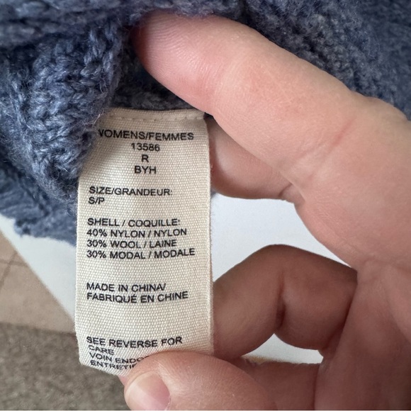 Woolrich blue button front knit cardigan - Picture 4 of 6